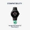 Curea Kwmobile pentru Google Pixel Watch 2/Pixel Watch, Argintiu, Otel, KWM000025AC001C