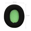 Set 2 Perne de urechi Kwmobile pentru PDP LVL30, Negru/Verde, Mesh, KWM000025AJ001C