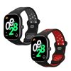 Set 2 Curele Kwmobile pentru Xiaomi Redmi Watch 4, Multicolor, Silicon, KWM000025BB001C