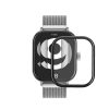 Set 2 Folii de protectie Kwmobile pentru Xiaomi Redmi Watch 4, Transparent/Negru, Polimer, KWM000025BC001C