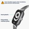 Set 2 Folii de protectie Kwmobile pentru Xiaomi Redmi Watch 4, Transparent/Negru, Polimer, KWM000025BC001C