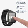 Set 2 Huse Kwmobile cu sticla securizata pentru Xiaomi Redmi Watch 4, Transparent, Plastic, KWM000025BG001C