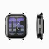 Set 2 Huse Kwmobile pentru Amazfit Active, Transparent/Negru, Silicon, KWM000025BI001C