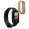 Set 2 Huse Kwmobile pentru Xiaomi Smart Band 8 Active/Redmi Band 2, Negru/Auriu, Silicon, KWM000025BJ002C