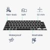 Folie tastatura Kwmobile pentru Apple MacBook Pro M2 16" (2023)/MacBook Pro M3 16" (2023), Negru, Silicon, KWM000025BQ001C