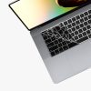 Folie tastatura Kwmobile pentru Apple MacBook Air M2 (2022), Negru, Silicon, KWM000025BR001C