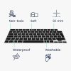 Folie tastatura Kwmobile pentru Apple MacBook Pro M2 16" (2023)/MacBook Pro M3 16" (2023), Negru, Silicon, KWM000025BU001C