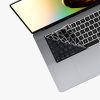 Folie tastatura Kwmobile pentru Apple MacBook Pro M2 16" (2023)/MacBook Pro M3 16" (2023), Negru, Silicon, KWM000025BU001C