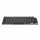 Folie tastatura Kwmobile pentru Apple MacBook Pro M2 16" (2023)/MacBook Pro M3 16" (2023), Negru, Silicon, KWM000025BV001C