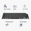 Folie tastatura Kwmobile pentru Apple MacBook Pro M2 16" (2023)/MacBook Pro M3 16" (2023), Negru, Silicon, KWM000025BW001C