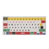 Autocolant tastatura Kwmobile pentru Apple MacBook Air M2 (2022), Multicolor, Plastic, KWM000025CN001C