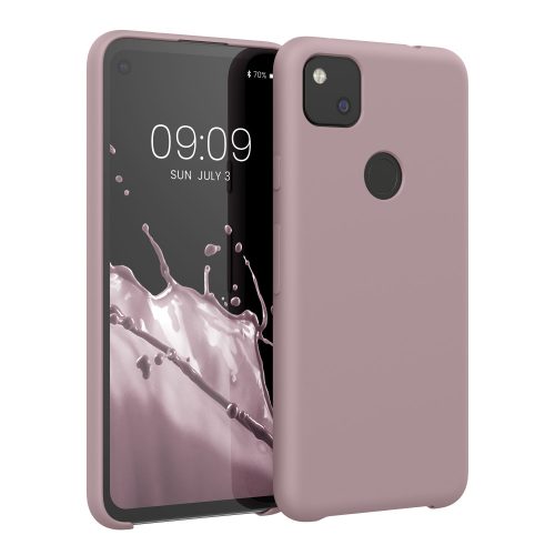 Husa Kwmobile pentru Google Pixel 4a, Mov, Silicon, KWM000011HX064C