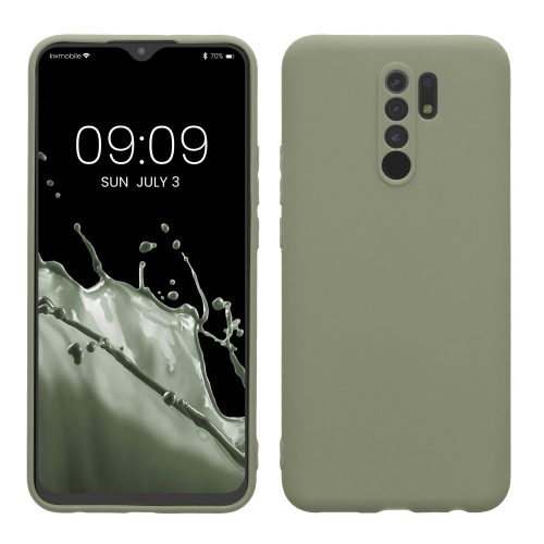 Husa Kwmobile pentru Xiaomi Redmi 9, Verde, Silicon, KWM000011MN020C