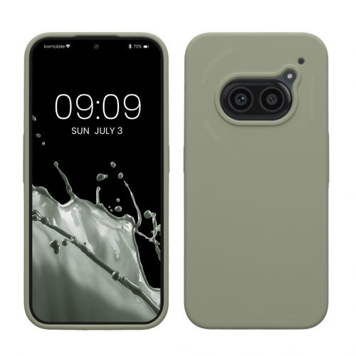 Husa Nothing Phone 2a/Phone 2a Plus, Verde deschis, Silicon, KWM000020LP003C