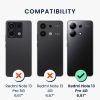 Set 3 Folii de protectie Kwmobile pentru Xiaomi Redmi Note 13 Pro, Transparent, Plastic, KWM000020MB001C