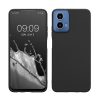 Husa Kwmobile pentru Motorola Moto G34, Negru, Silicon, KWM000022QU001C