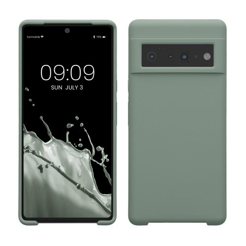 Husa Kwmobile pentru Google Pixel 6 Pro, Verde, Silicon, KWM000013OI048C