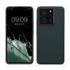 Husa Kwmobile pentru Xiaomi 13T/13T Pro, Verde inchis, Silicon, KWM000020IT006C