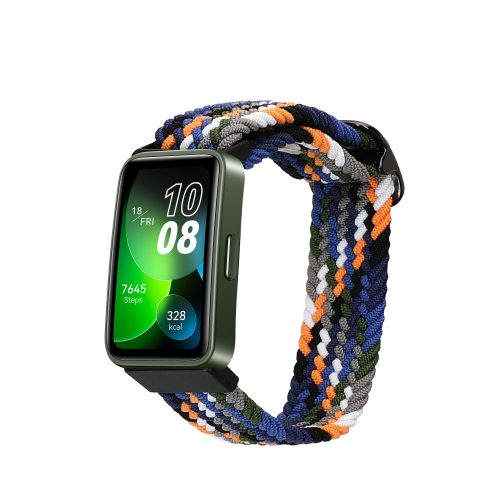 Curea Kwmobile pentru Huawei Band 8, Multicolor, Nylon, KWM0000206B005C