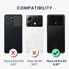 Set 3 Folii de protectie Kwmobile pentru Xiaomi Poco X6 Pro 5G, Transparent, Plastic, KWM000020MH001C