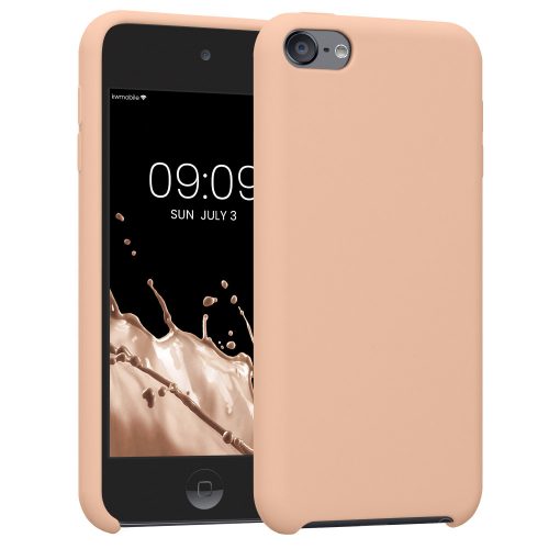 Husa Kwmobile pentru Apple iPod Touch 7th/iPod Touch 6th, Crem, Silicon, KWM000010QD065C