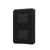 Husa de protectie Kwmobile pentru Toshiba Canvio Basics A5 SSD, Negru, Silicon, KWM000025FN001C