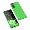 Husa Kwmobile pentru Samsung Galaxy S21, Verde, Silicon, KWM000012BT075C