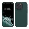 Husa Kwmobile pentru Apple iPhone 15 Pro, Verde inchis, Silicon, KWM000020CC021C