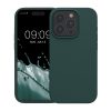 Husa Kwmobile pentru Apple iPhone 15 Pro, Verde inchis, Silicon, KWM000020CC021C