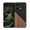 Husa Xiaomi Redmi Note 13, Maro/Negru, Lemn, KWM000020NJ001C