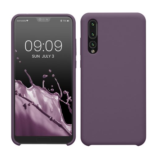 Husa Kwmobile pentru Huawei P20 Pro, Mov inchis, Silicon, KWM000009QC040C