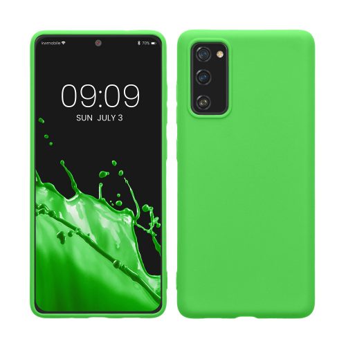 Husa Kwmobile pentru Samsung Galaxy S20 FE, Verde, Silicon, KWM0000121L060C