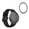 Set 2 Huse Kwmobile cu sticla securizata pentru Huawei Watch GT2 (42mm), Transparent, Plastic, KWM000011XH002C