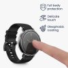 Set 2 Huse Kwmobile cu sticla securizata pentru Huawei Watch GT2 (42mm), Transparent, Plastic, KWM000011XH002C