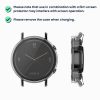 Set 2 Huse Kwmobile cu sticla securizata pentru Huawei Watch GT2 (42mm), Transparent, Plastic, KWM000011XH002C