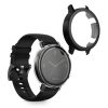 Set 2 Huse Kwmobile cu sticla securizata pentru Huawei Watch GT2 (42mm), Transparent/Negru, Plastic, KWM000011XH003C