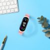 Curea Kwmobile pentru Xiaomi Mi Band 8, Roz deschis, Nylon, KWM0000250L005C