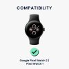 Curea Kwmobile pentru Google Pixel Watch 2/Pixel Watch, Negru, Silicon, KWM000025GT001C