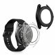 Set 2 Huse Kwmobile cu sticla securizata pentru Xiaomi Watch S3, Negru/Transparent, Plastic, KWM000025GV001C