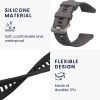 Set 2 Curele Kwmobile pentru Garmin Epix Pro/Descent MK3/Descent MK3i, Negru/Gri, Silicon, KWM000025IN001C