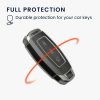 Husa Cheie Auto Kwmobile pentru Hyundai 3 Butoane - Keyless Go, Transparent/Negru, Silicon, KWM000025JI001C