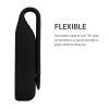 Set 2 Huse pentru Xiaomi Mi Band 7/Mi Band 6/Mi Band 5, Kwmobile, Negru/Alb, Silicon, 59313.03