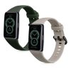 Set 2 Curele pentru Huawei Band 6, Kwmobile, Verde/Gri, Silicon, 59296.02