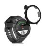 Set 2 Huse pentru Garmin Forerunner 255/Forerunner 255 Music, Kwmobile, Negru/Transparent, Plastic, 59311.01