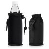 Set 2 Huse Cooler Jacket pentru sticle de 500 ml, Kwmobile, Negru, Neopren, 55885.02