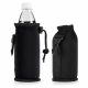 Set 2 Huse Cooler Jacket pentru sticle de 500 ml, Kwmobile, Negru, Neopren, 55885.02