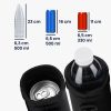 Set 2 Huse Cooler Jacket pentru sticle de 500 ml, Kwmobile, Negru, Neopren, 55885.02