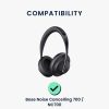 Set 2 Perne de urechi pentru casti Bose Noise Cancelling 700/Noise Cancelling NC700, Kwmobile, Gri, Piele ecologica, 59284.22