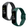 Set 2 Curele pentru Samsung Galaxy Fit 2, Kwmobile, Verde/Gri, Silicon, 53962.09