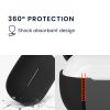 Husa pentru casti Xiaomi Redmi Buds 4 Pro, Kwmobile, Negru, Silicon, 59289.01